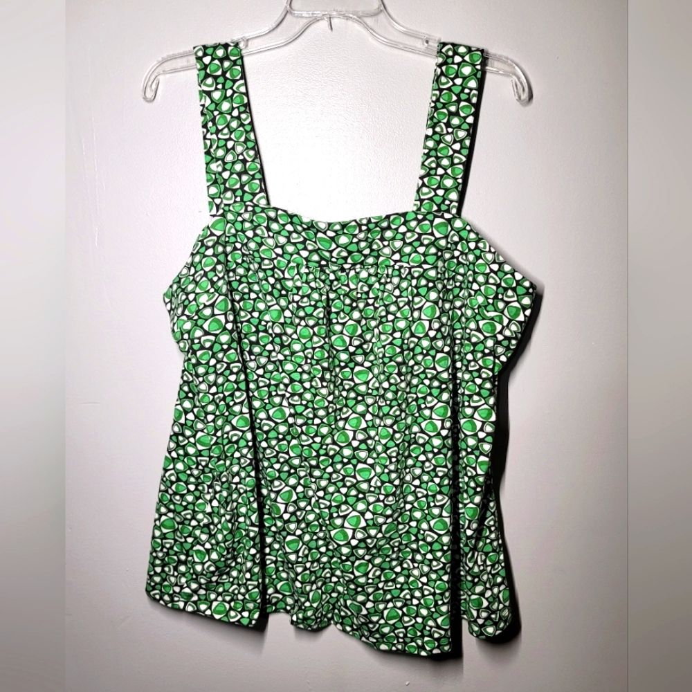 Cato Green Patterned Women's Top plus Sportwear 18/20